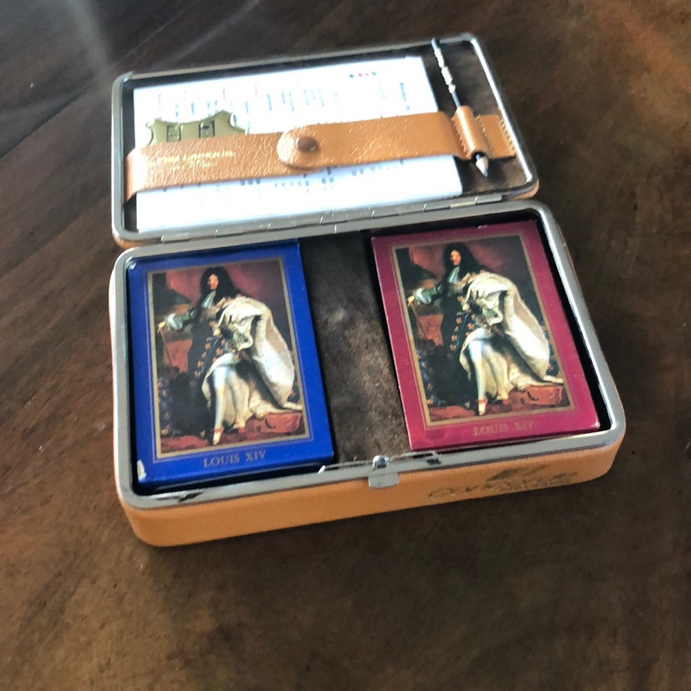 Vintage box of cards from the Concorde